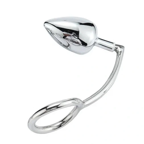 Cock with Steel Stainless Ring DiscreetChoice Hook 4663 Anal Set 0717